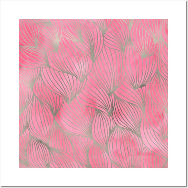 Pretty Pink Petal Print Wall Art by HuhWhatHeyWhoDat